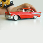 Foto: &copy; Berit Barlaup, "Pappas gamle modellbil"