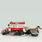 Foto: &copy; Berit Barlaup, "Pappas gamle modellbil"