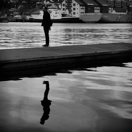 Foto: &copy; Bj&oslash;rn Ivar Haugen, "P&aring; flytebrygga"