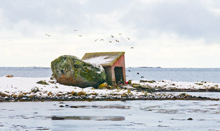 Foto: &copy; Leif Erling Aasan, "Naustet p&aring; Orta"