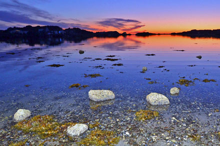 Foto: &copy; Roar Bech,"Solnedgang"