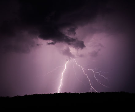 Foto: &copy; Tore Lange, "Thunder and lightning"
